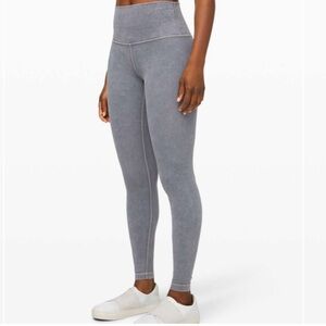 Washed Moon Blue Lululemon Wunder Under Leggings